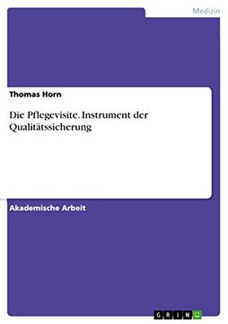 portada Die Pflegevisite Instrument der Qualittssicherung (in German)