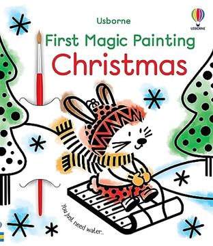 portada First Magic Painting Christmas: A Christmas Holiday Book for Kids (en Inglés)