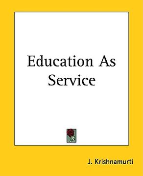 portada education as service (en Inglés)