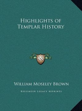 portada Highlights of Templar History (in English)