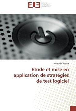 portada Etude et mise en application de stratégies de test logiciel (Omn.Univ.Europ.) (French Edition)