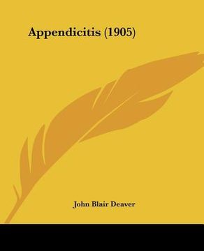 portada appendicitis (1905) (en Inglés)