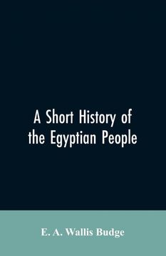 portada A Short History of the Egyptian People (en Inglés)