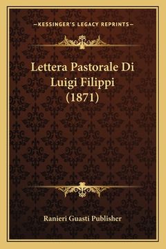 portada Lettera Pastorale Di Luigi Filippi (1871) (en Italiano)