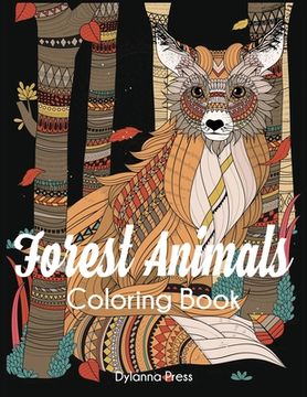 portada Forest Animals Coloring Book (en Inglés)