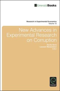 portada new advances in experimental research on corruption