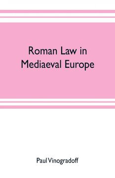 portada Roman law in Mediaeval Europe (en Inglés)