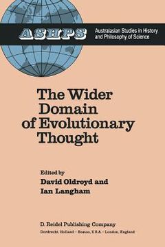portada The Wider Domain of Evolutionary Thought (en Inglés)