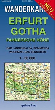 portada Erfurt - Gotha 1: 50 000 Wanderkarte: Mit bad Langensalza, Gebesee, Waltershausen, Neudietendorf (in German)