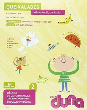 portada Ciències de la naturalesa 2. Quadern 2 - Projecte Duna - Alimentació, cos i salut - Comunitat Valenciana