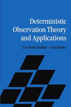 portada Deterministic Observation Theory and Applications (en Inglés)