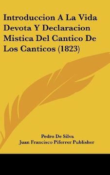 portada Introduccion a la Vida Devota y Declaracion Mistica del Cantico de los Canticos (1823)