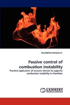 portada passive control of combustion instability