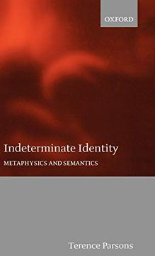 portada Indeterminate Identity: Metaphysics and Semantics (en Inglés)