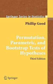 portada permutation, parametric, and bootstrap tests of hypotheses (in English)