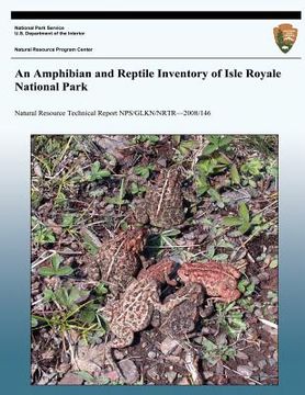 portada An Amphibian and Reptile Inventory of Isle Royale National Park (en Inglés)
