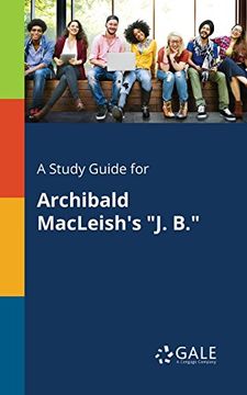 portada A Study Guide for Archibald MacLeish's "J. B."