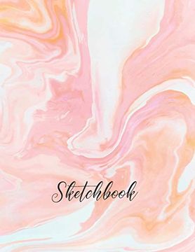 portada Sketchbook: Activity Sketch Book Watercolor Abstract Painting Instruction Large 8. 5 x 11 Inches With 110 Pages (Abstract Watercolor Cover) (en Inglés)
