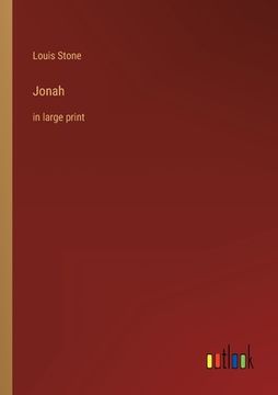 portada Jonah: in large print (en Inglés)
