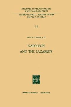 portada Napoleon and the Lazarists (en Inglés)