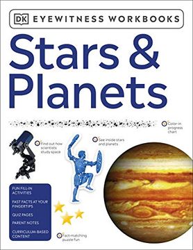 portada Eyewitness Workbooks Stars & Planets (en Inglés)