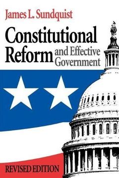 portada Constitutional Reform and Effective Government (en Inglés)