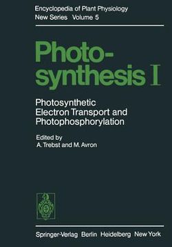portada photosynthesis i: photosynthetic electron transport and photophosphorylation (en Inglés)