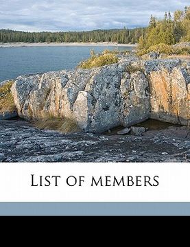 portada list of members volume 1914