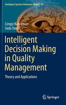portada Intelligent Decision Making in Quality Management: Theory and Applications (en Inglés)