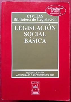 portada Legislacion Social Basica (20ª Ed. )