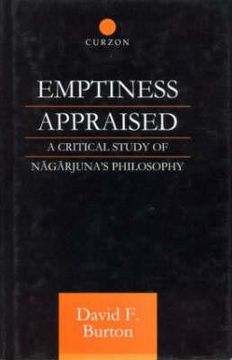portada emptiness appraised: a critical study of nagarjuna's philosophy