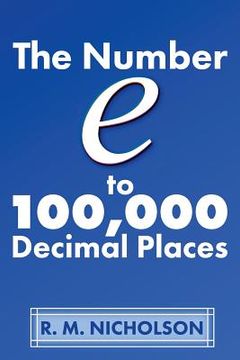 portada The Number e to 100000 Decimal Places