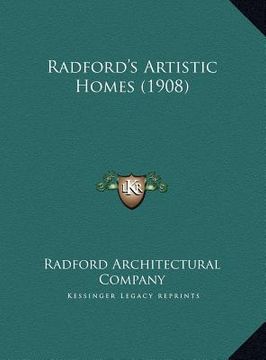 portada radford's artistic homes (1908) (en Inglés)