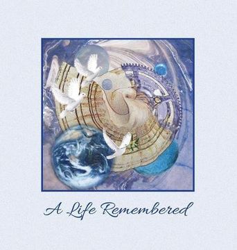 portada "A Life Remembered" Funeral Guest Book, Memorial Guest Book, Condolence Book, Remembrance Book for Funerals or Wake, Memorial Service Guest Book: A ... Cherish. Hard Cover with a Sleek Matte Finish (in English)