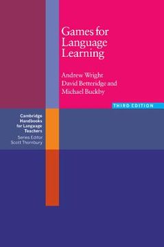portada Games for Language Learning Paperback (Cambridge Handbooks for Language Teachers) (en Inglés)