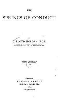 portada The Springs of Conduct (en Inglés)