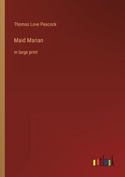 portada Maid Marian: in large print (in English)