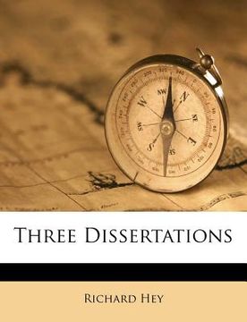 portada three dissertations (en Inglés)