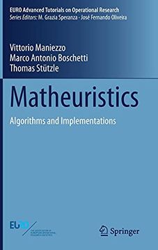 portada Matheuristics: Algorithms and Implementations (Euro Advanced Tutorials on Operational Research) (en Inglés)