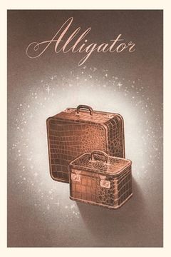 portada Vintage Journal Alligator Luggage (en Inglés)
