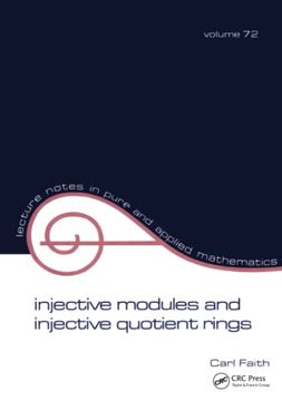 portada Injective Modules and Injective Quotient Rings (en Inglés)
