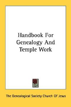 portada handbook for genealogy and temple work (en Inglés)