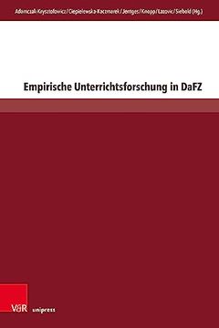 portada Empirische Unterrichtsforschung in Dafz (en Alemán)