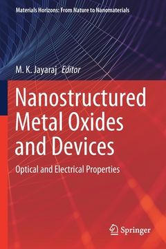 portada Nanostructured Metal Oxides and Devices: Optical and Electrical Properties (in English)