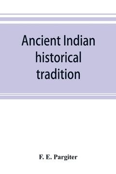 portada Ancient Indian historical tradition (en Inglés)