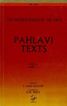 portada Sacred Books of the East vol 5 Pahlavi Texts, Part i v 5