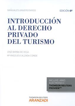 portada Introducción al Derecho Privado del Turismo (Manuales)