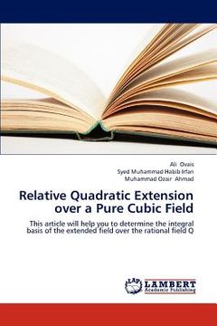 portada relative quadratic extension over a pure cubic field (en Inglés)
