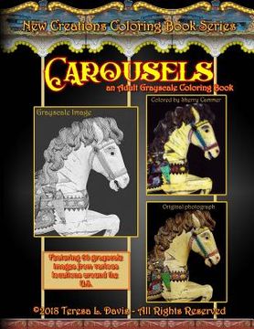 portada New Creations Coloring Book Series: Carousels (en Inglés)