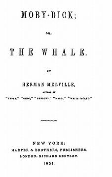 portada moby-dick, or, the whale